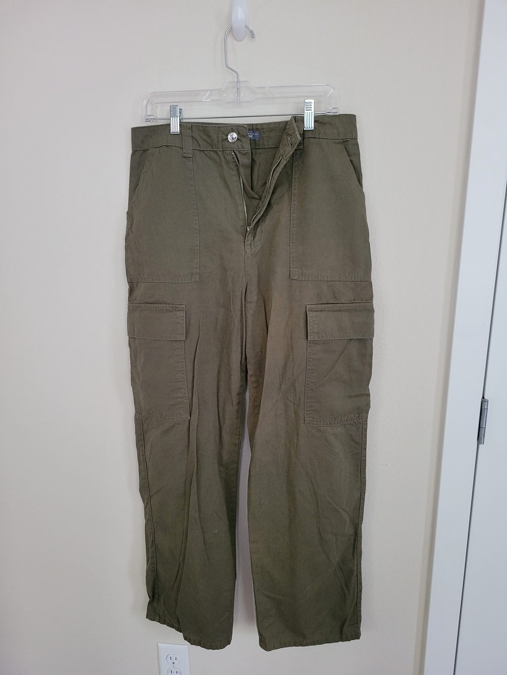 Denim&Co Olive Green Cargo Pants
